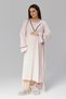 Pink Piping and Morning Dress Double Breasted Maternity Nightgown Set