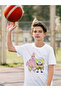 Spongebob and Patrick Printed Unisex Cartoon Children's T-Shirt (1-12 Years) - 2