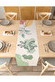 Leaf Bohemian Patterned Special Design Runner Digital Printed Decorative Tablecloth Modern Home Decoration