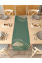 Leaf Bohemian Patterned Special Design Runner Digital Printed Decorative Tablecloth Modern Home Decoration