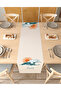 Good Vibes Sea Pattern Custom Design Runner Digital Printed Decorative Table Runner Home Decor
