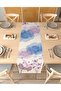 Flower Leaf Pattern Custom Design Runner Digital Printed Decorative Tablecloth Modern Home Decoration