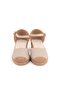 Real Handmade Beige Straw Jute Banded Casual Women's Espadrille Handmade - 4