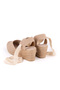 Real Handmade Open Back Wide Drawstring Wedge Heel Linen Women's Espadrille Handmade - 5