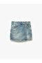 Girl'S Light Indigo Denim Skort