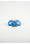 2 Pieces Handmade Light Blue-White Tulip Motif 15 cm Ceramic Bowl Set - 5