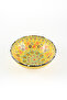20 cm Ceramic Bowl with Handmade Yellow Tulip Motif - 2