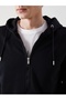 Lcwaikiki Hooded Long Sleeve Men's Zip Sweatshirt - 3