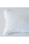 Bliss 2 Pc Cotton Twin Fitted Sheet Set-White-120x200 + 25 cm, 50x75 cm|100% Cotton-144 Thread Count - 5