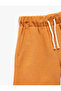 Boy'S Brown Basic Shorts - 3