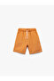 Boy'S Brown Basic Shorts