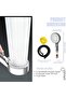 Junaris Handheld Shower Head Set Black with Filter, 7 Inches Showerhead with 150CM Shower Hose 5-mod - 8