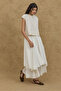 Multi-Layered Skirt Ecru - 3
