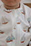 0.3 Tog Zippered Jumpsuit Without Booties - Pureline Series - Sail Boats - 5