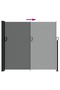Retractable Side Awning Anthracite 180x500 cm - 4