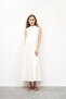 Women's Organic Cotton Sleeveless Dress Ecru