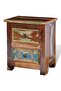 Nightstand with 2 Drawers Solid Reclaimed Wood - 2