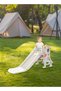 Children's Freestanding Slide Indoor Household Small Kids Slide for Toddlers Folding Indoor White - 8