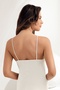 Women's Rope Strap Transparent Bralet Detailed Athlete Shorts Set - 2