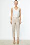 Women's Skinny Leg Side Pocket Trousers 4132 Stone