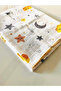 Yellow Crescent and Star Pattern Muslin Fabric Multi-Purpose Baby Swaddle Blanket
