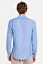 Men's Striped Slim Fit Shirt - Long Sleeve, 100% Cotton Linen, Prevailing Collar - 5