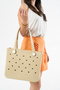Beige Eva Beach Bag - Suitable for Daily Use, Water Resistant - 3