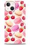 Case for iPhone 13 Hd Printed Case - Macarons and Strawberries - Mrc