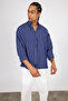Woven Fabric Oversize Men's Shirt