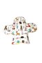 Baby Child Feeding Chair Cushion with Nature and Yellow Star Pattern - 7