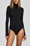 Long Sleeve Turtleneck Snap Body - 5