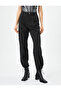 Parachute Trousers High Waist Cargo Pocket Elasticized Legs - 3