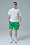 Daily Core - Green Relaxed Fit Cotton Men's Sports Shorts