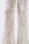 Women's High Waist Summer Comfortable Fit Knitted Ecru Beach Pants 004 - 7