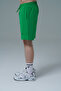 Daily Core - Green Relaxed Fit Cotton Men's Sports Shorts - 7