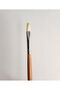 Oil Painting Acrylic Painting Brush - 1 Piece Naturalis No:06 - Long Handle Flat - Brown - 2