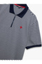 Regular Fit Short Sleeve Zip Polo Neck T-Shirt - 5