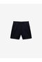 Cotton Textured Bermuda Waist Lace-Up Shorts - 3