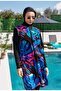 Full Covered Fast Drying Side Adjustable Zippered Hijab Swimsuit-2426 - 5