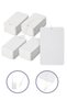 White String Product Labels Shelf Price Tags 50 Pieces 5X9 cm