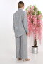Leopard Print Flowy Wide Leg Comfortable Woven Viscose Hijab Regular Suit - 2