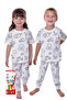 Custom Pencil Paintable Short Sleeve Children's Pajama Set 012X - 4