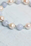 Certified Chalcedony and Pearl Natural Stone Bracelet - 4