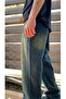 Trend Baggy Green Washed Baggy Jean Pants - 4