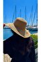 Camel Cherry Embroidered Wide Brim Women's Summer Hat Hsr2115 - 5