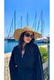 Camel Cherry Embroidered Wide Brim Women's Summer Hat Hsr2115 - 3