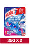 Active Blue Water Toilet Cleaner Rim Block, Floral Burst Scent, 35g x2
