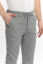 Men's Linen Jogger Pants – Dark Gray |   Slim Fit, Elastic Waist - 4