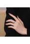 925 silver ring, JW1372, infinity pattern, rhodium plated - 2