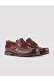 Genuine Leather Brown Loafer Men's Casual Shoes - 2